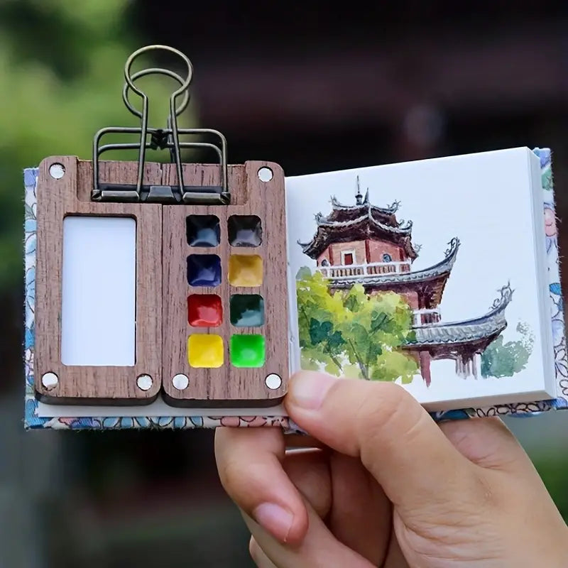 PocketArtist™ Watercolor Set – 8 Colors for Travel & Art