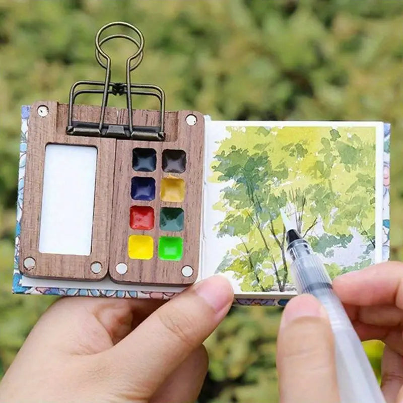 PocketArtist™ Watercolor Set – 8 Colors for Travel & Art