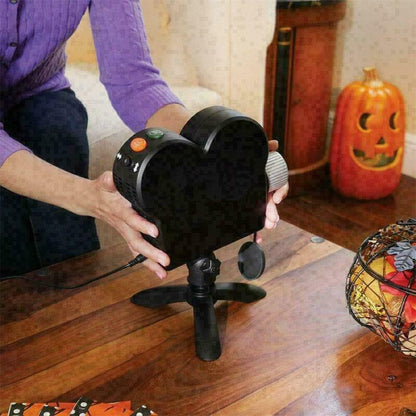 Christmas Halloween Laser Projector 12 Movies Disco Light Mini Window Home Theater Projector Indoor Outdoor Wonderland Projector