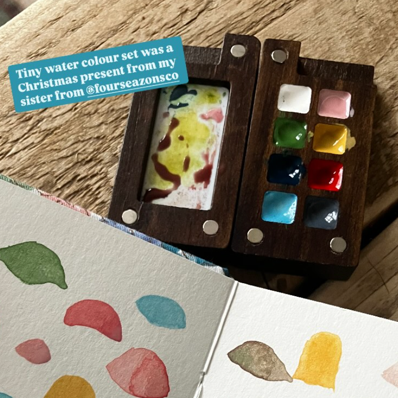 (Tobio Inspo) PocketArtist™ Watercolor Set – 8 Colors for Art & Travel