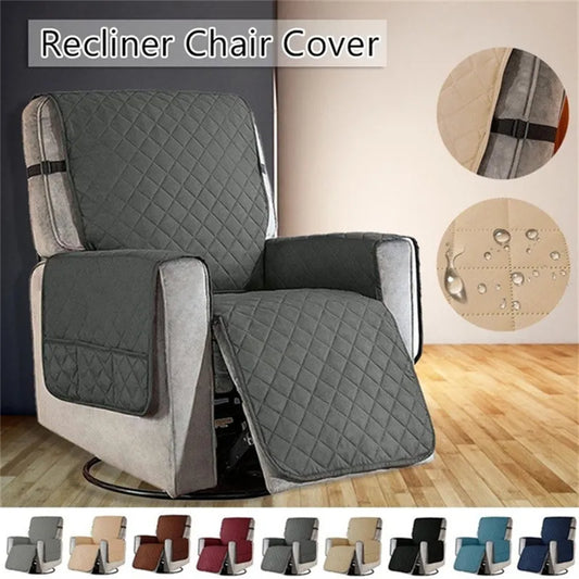 Waterproof Recliner Chair Slipcover Sofa Cover Pet Dog Mat Armchair Furniture Protector Washable Anti-slip Recliner Chair Cover