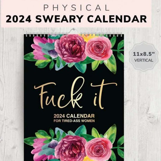 2024 Sweary Calendar