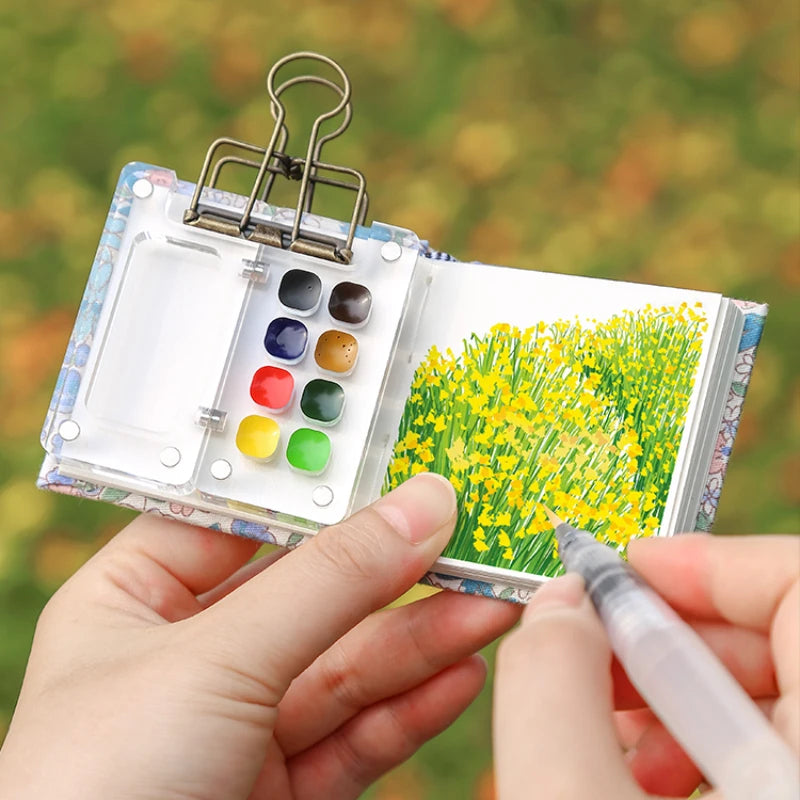 Clear Pocket Artist Watercolor Travel Set