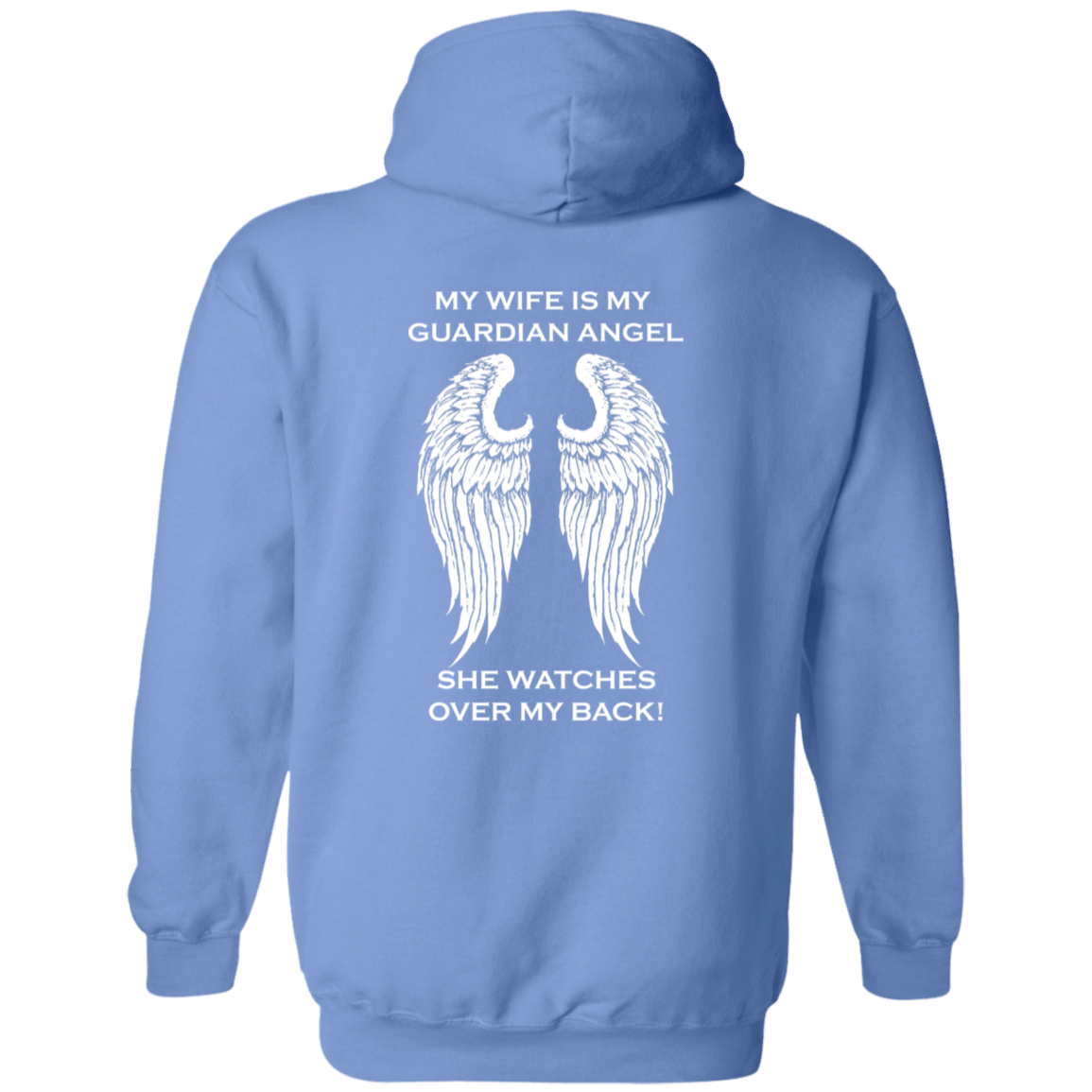 Wife Guardian Angel Hoodie - Custom