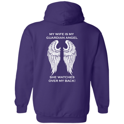 Wife Guardian Angel Hoodie - Custom