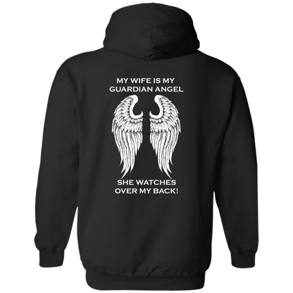 Wife Guardian Angel Hoodie - Custom