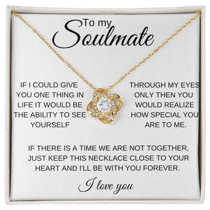 [Almost Sold Out] To My Soulmate | Through My Eyes | Love Knot Necklace