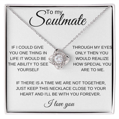 [Almost Sold Out] To My Soulmate | Through My Eyes | Love Knot Necklace