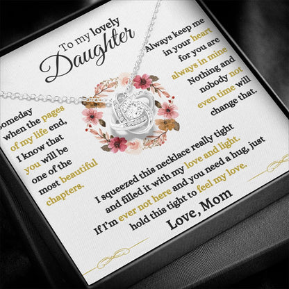[ Almost Sold Out ] Daughter | Pages Of My Life | Love Knot Necklace